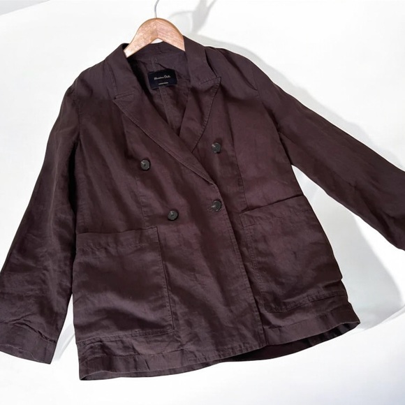 massimo dutti linen blazer - Picture 2 of 10